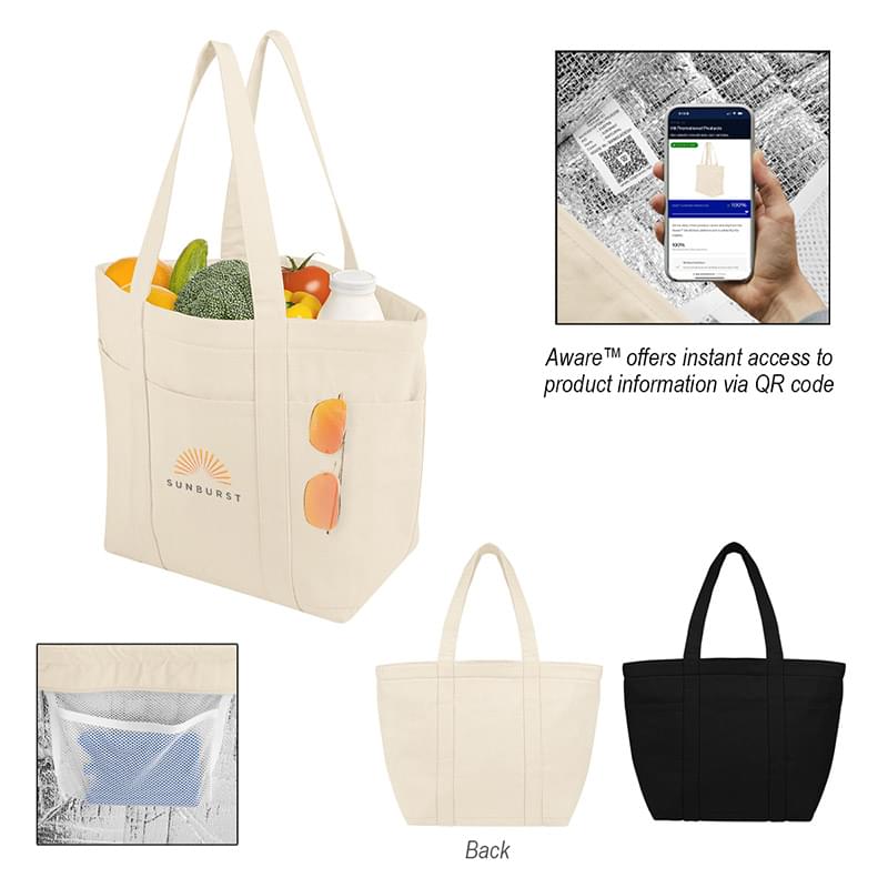 Aware 20 Can Recycled Cotton Cooler Tote Bag