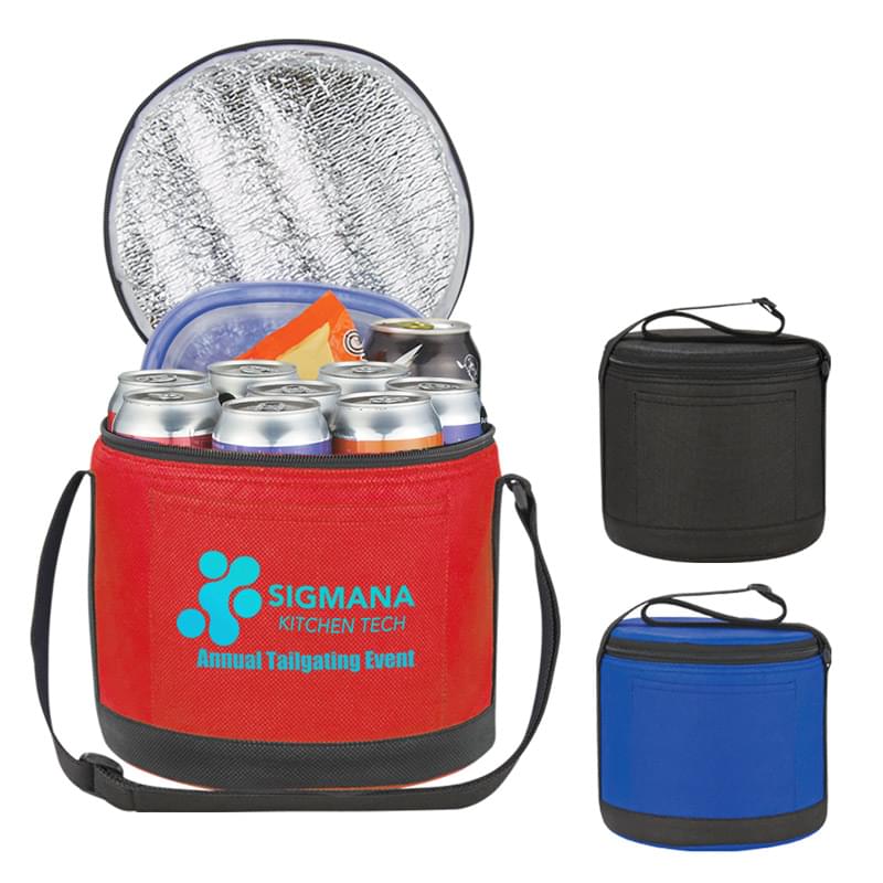 Cans-To-Go Non-Woven Round Kooler Bag