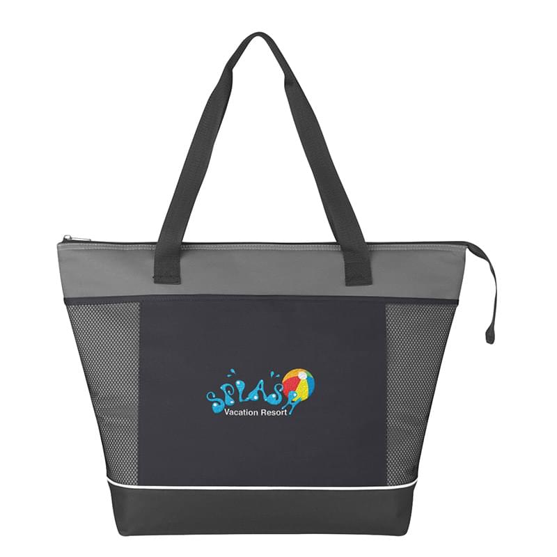 Mega Shopping Cooler Tote Bag - Embroidered