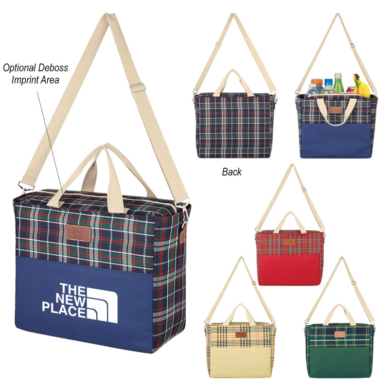 Tartan Hefty Kooler Tote Bag