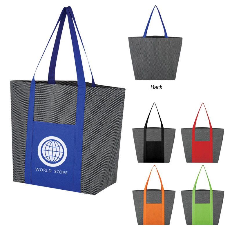 Honeycomb Mesh Non-Woven Tote Bag