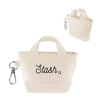 12 Oz. Recycled Cotton Mini Tote Bag Charm