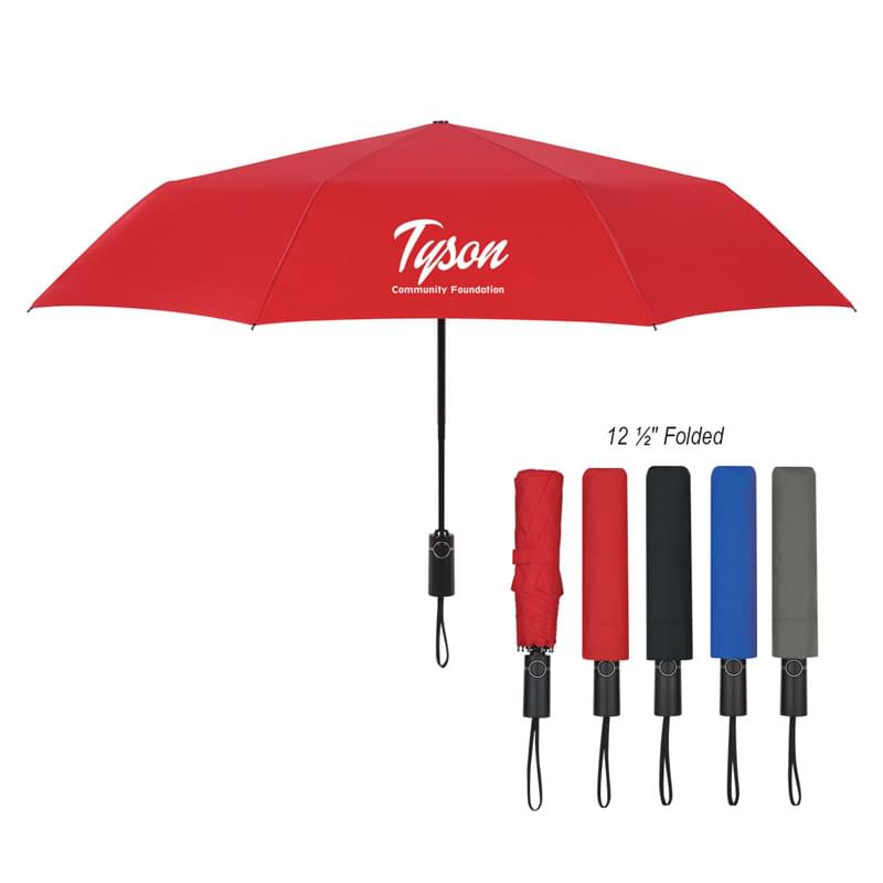 46" Arc Automatic Open And Close Folding Umbrella