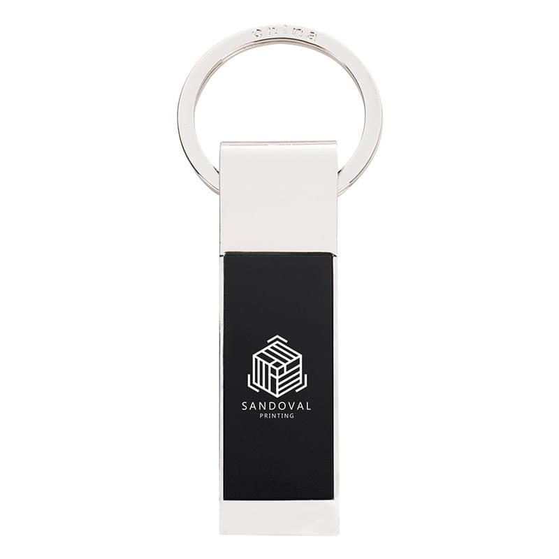 Two-Tone Rectangle Key Tag