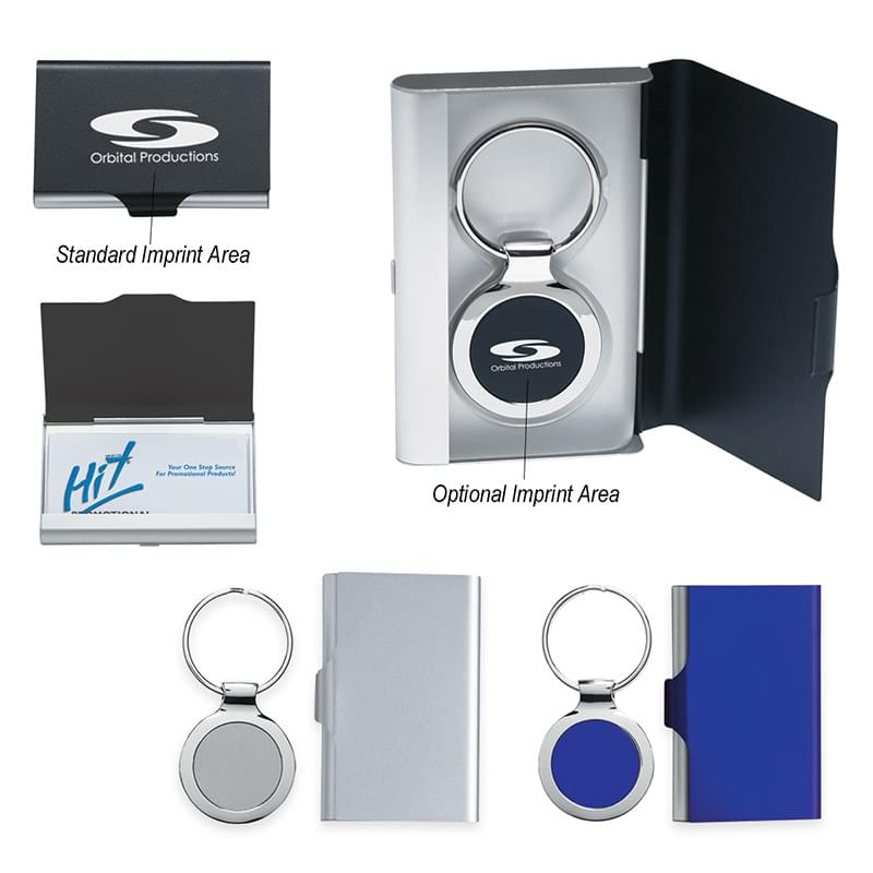2 In 1 Key Tag/Business Card Holder