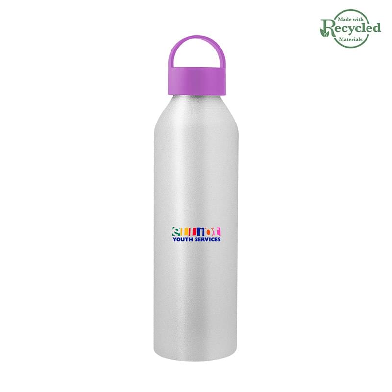 22 OZ. DARCY ALUMINUM BOTTLE WITH RECYCLED LID