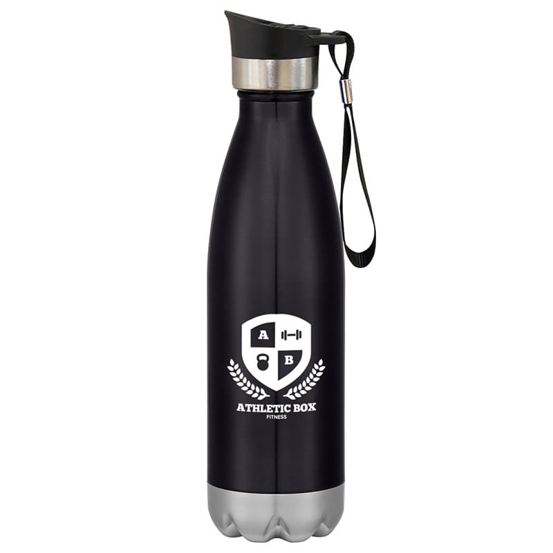 16 Oz. Swiggy Stainless Steel Bottle With Push Lid