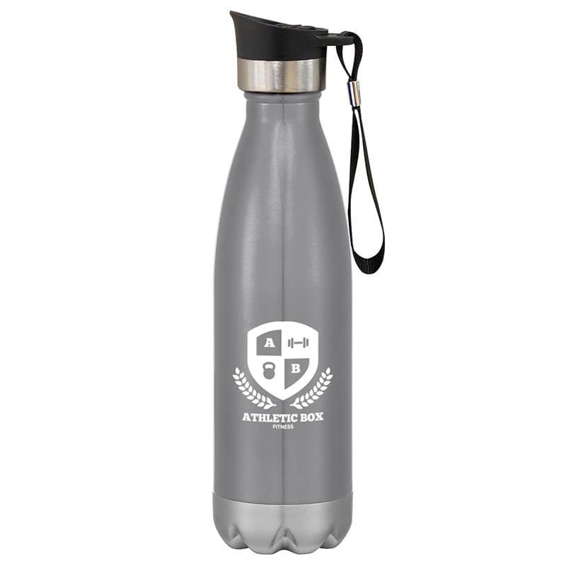 16 Oz. Swiggy Stainless Steel Bottle With Push Lid