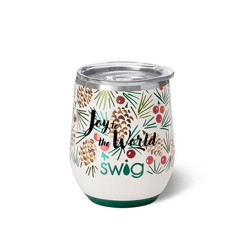 12 Oz. Swig Life All Spruced Up Stainless Steel Wine Tumbler