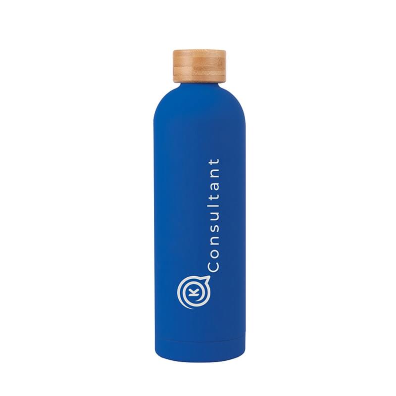 33 Oz. Viviane Stainless Steel Bottle With Bamboo Lid