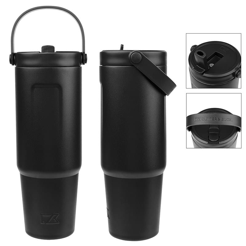 32 Oz. Cutter & Buck Recycled Stainless Steel Tumbler