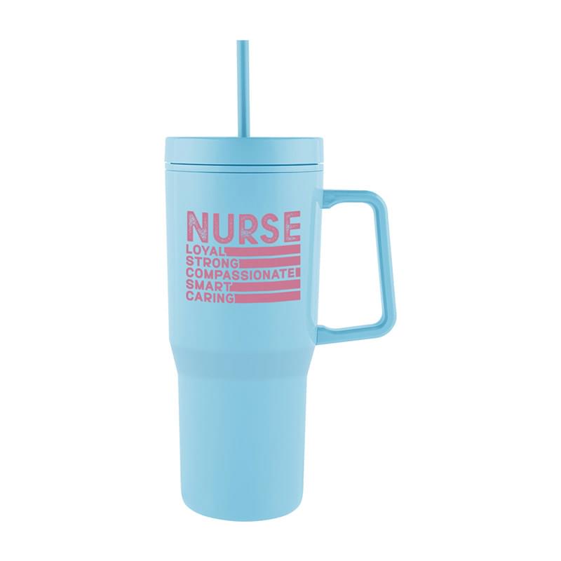 28 Oz. Intrepid Recycled PS Double Wall Tumbler