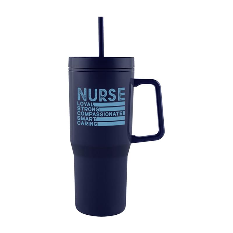 28 Oz. Intrepid Recycled PS Double Wall Tumbler