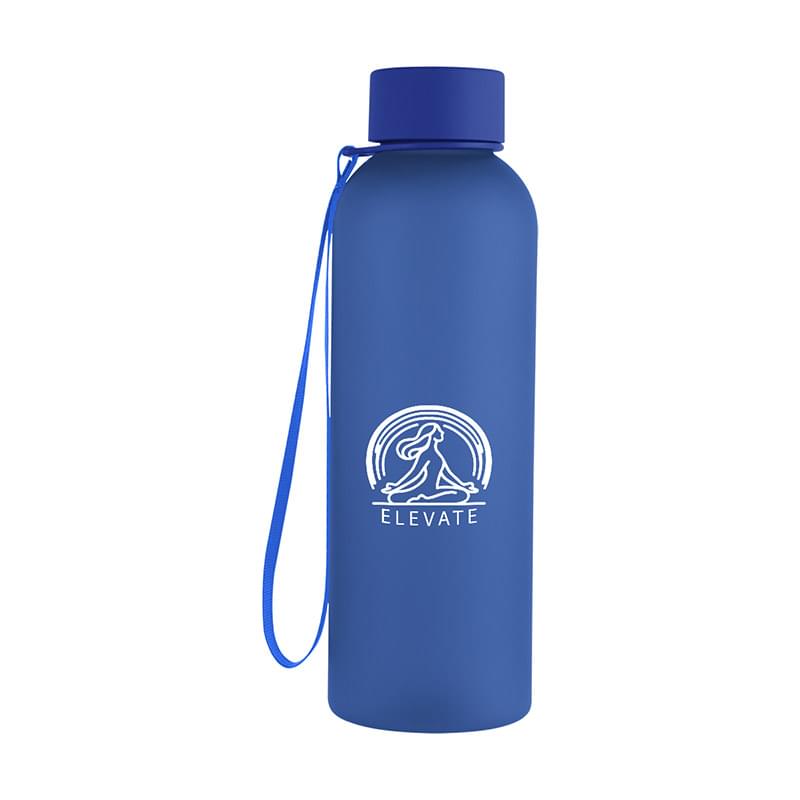 20 Oz. Morgan rPET Rubberized Bottle With Carry Strap