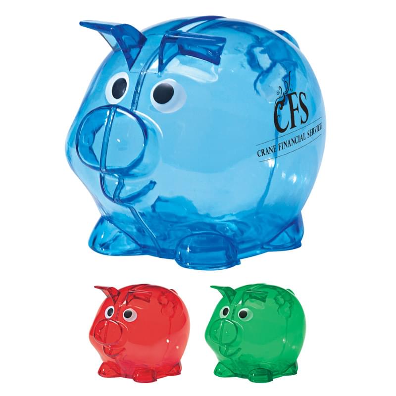 Mini Plastic Piggy Bank