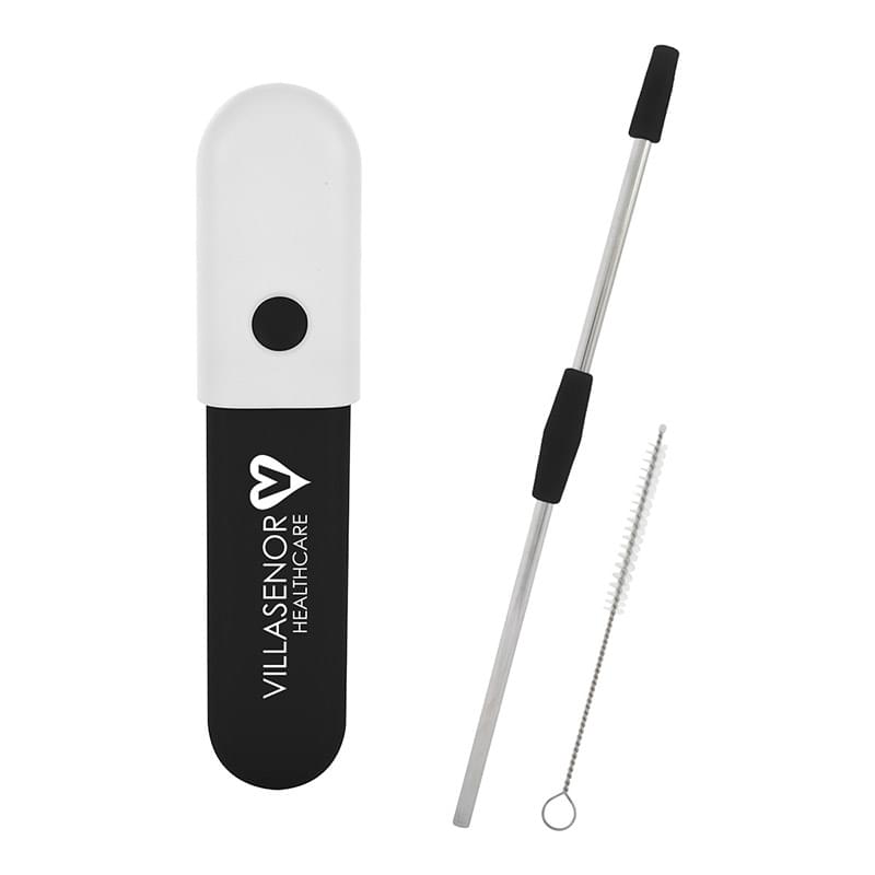 Bowie Buildable Straw In Snap-Lock Case