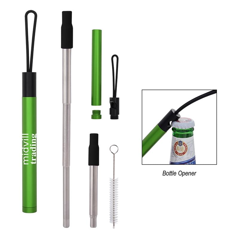 Mateo Straw Kit With Bottle Opener