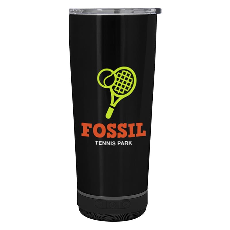 18 Oz. Cadence Stainless Steel Tumbler With Speaker