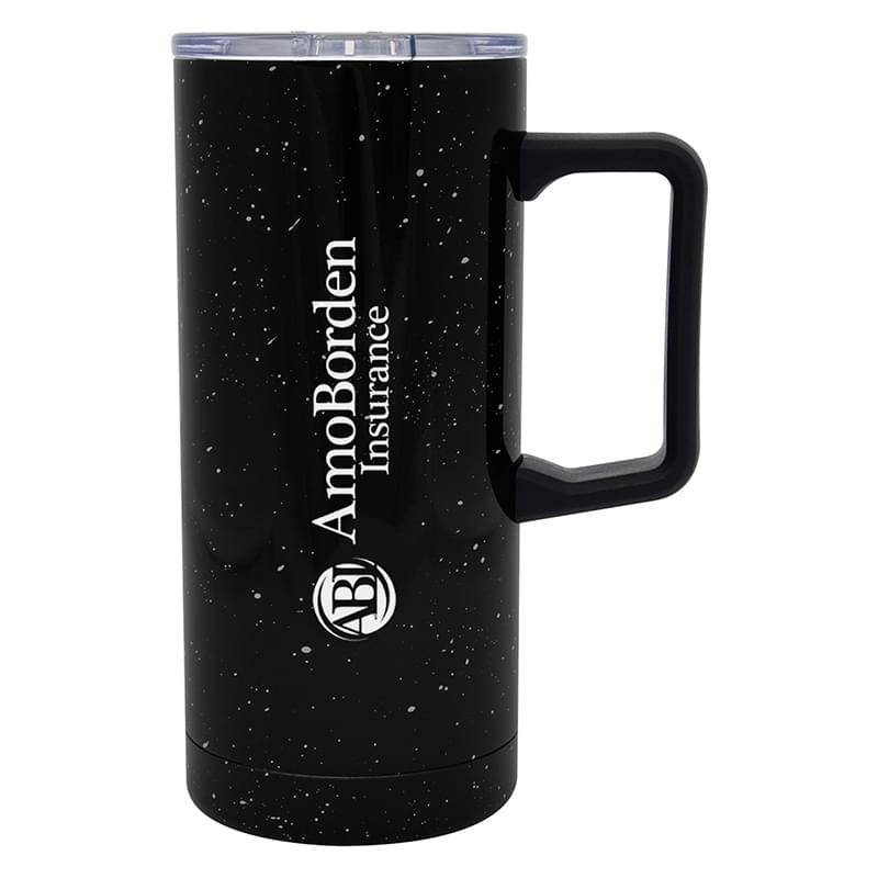 17 Oz. Speckled Stainless Steel Travel Tumbler