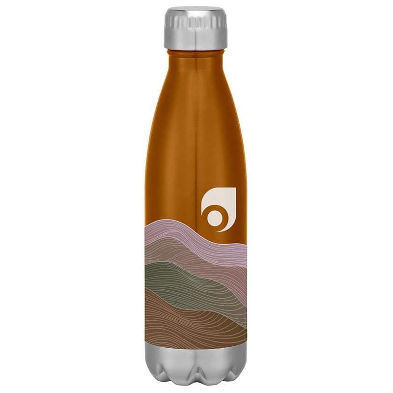 16 Oz. Full Color Swiggy Stainless Steel Bottle