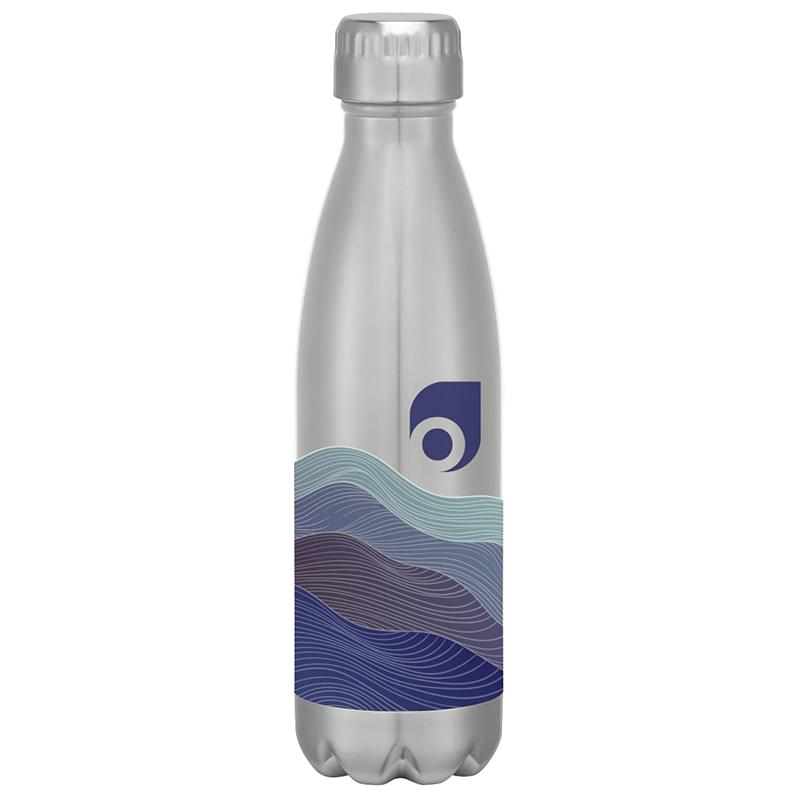 16 Oz. Full Color Swiggy Stainless Steel Bottle