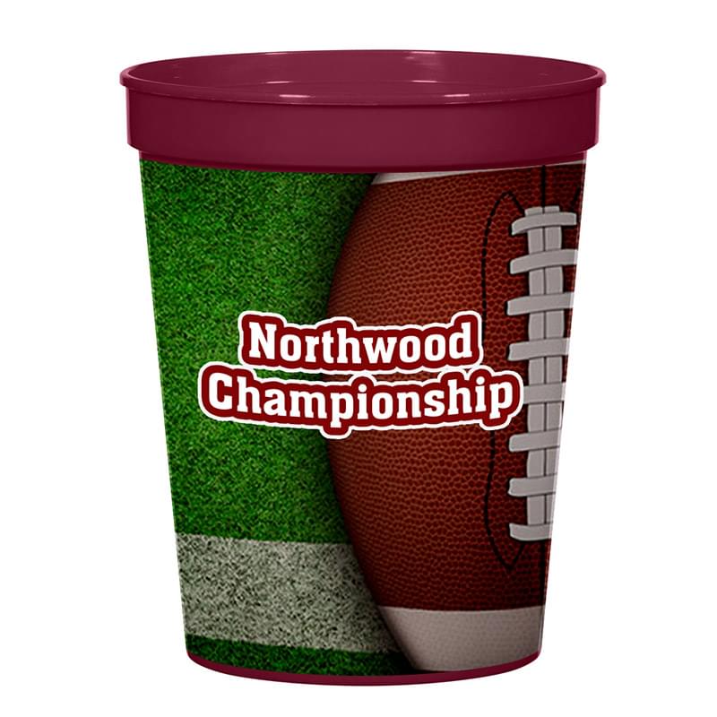 16 Oz. Full Color Big Game Stadium Cup
