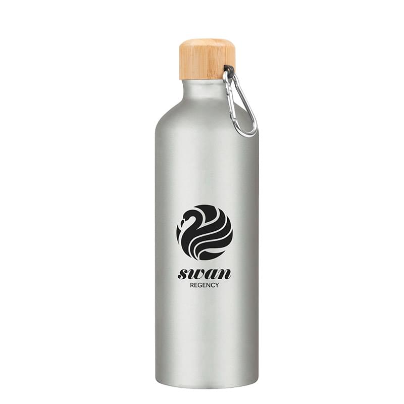 Aluminum Tundra Bike Bottle With Bamboo Lid