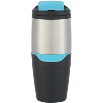 16 Oz. Stainless Steel Tumbler With Flip Lock Lid