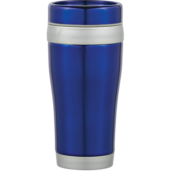 15 Oz. Metallic Banded Tumbler 15 Oz. Metallic Banded Tumbler