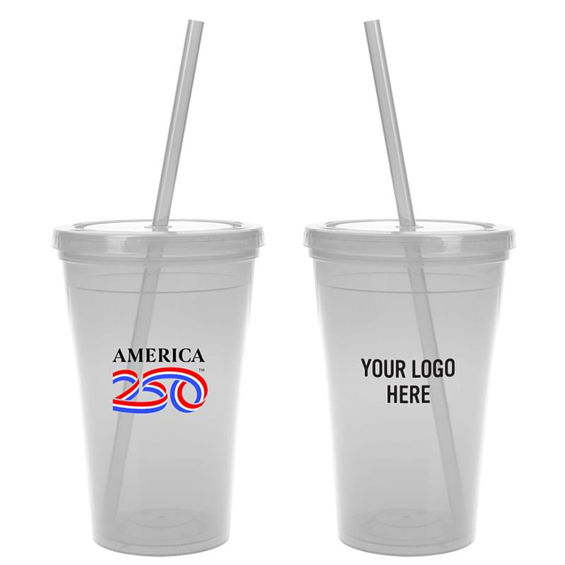 America250 16 Oz. Sunsplash Double Wall Tumbler