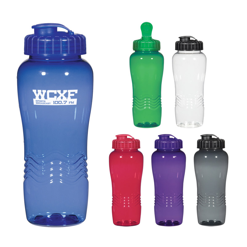 Poly-Clean™ 26 Oz. Wave Bottle