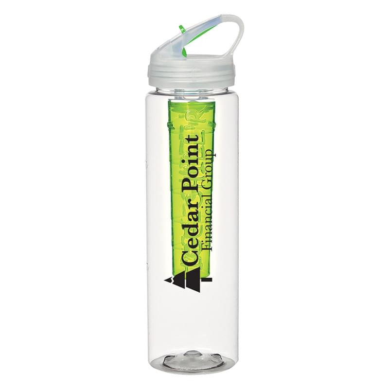 32 Oz. Poly-Clean Sports Bottle With Ice Infuser