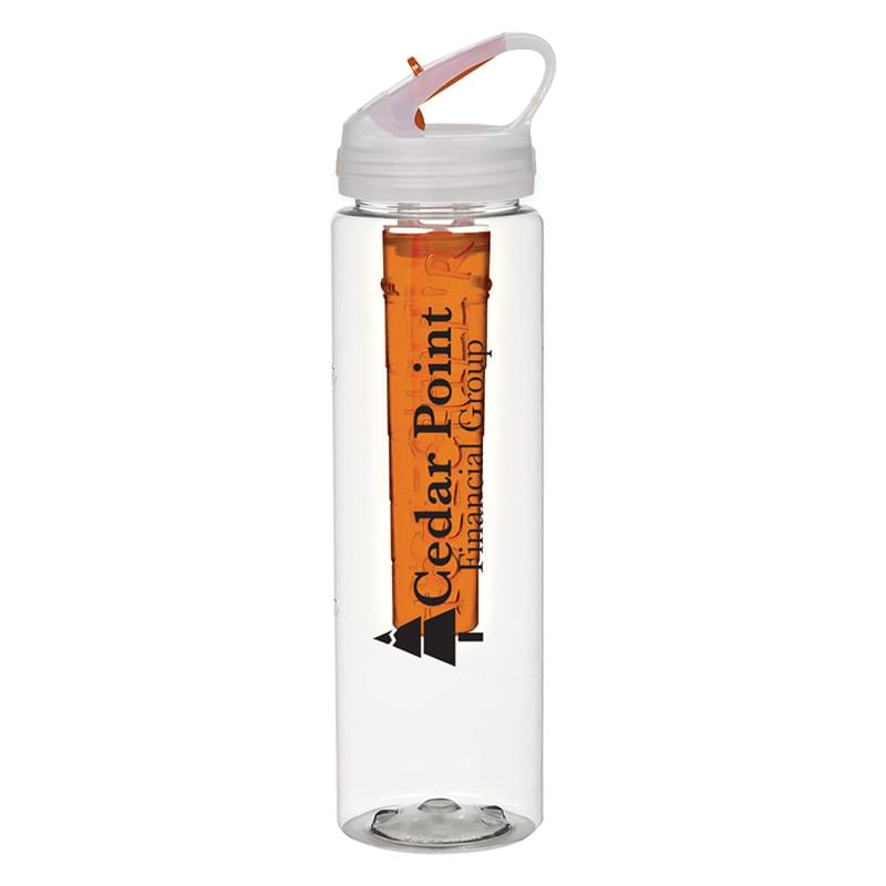 32 Oz. Poly-Clean Sports Bottle With Ice Infuser