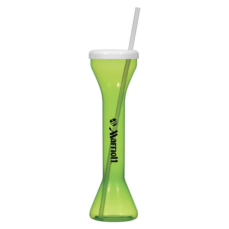 18 Oz. Yard Cup With Straw