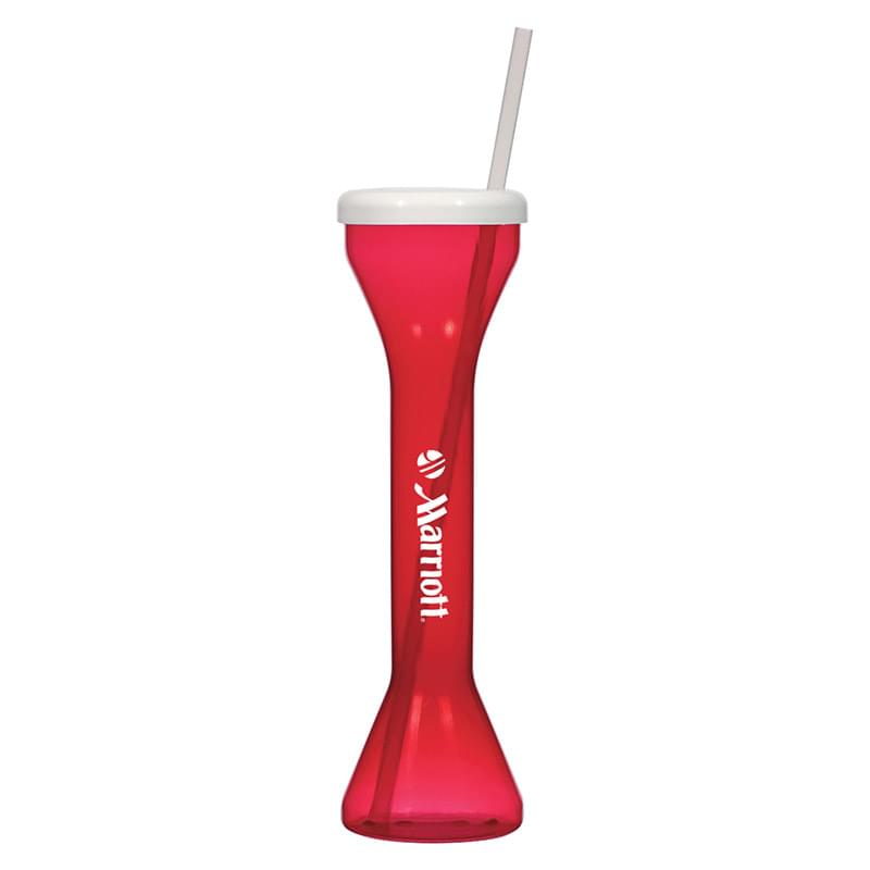 18 Oz. Yard Cup With Straw