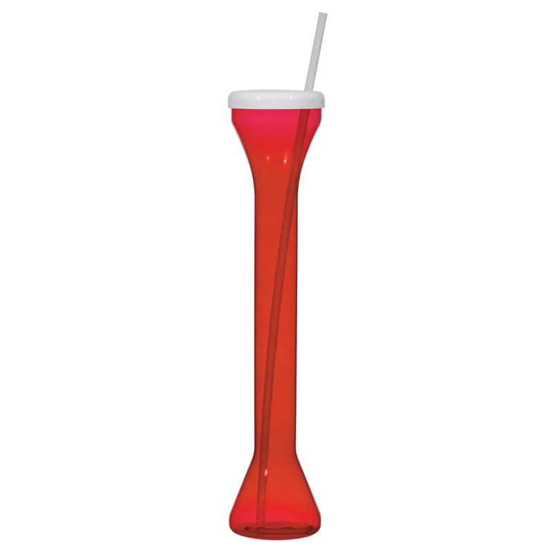 24 Oz. Yard Cup With Straw
