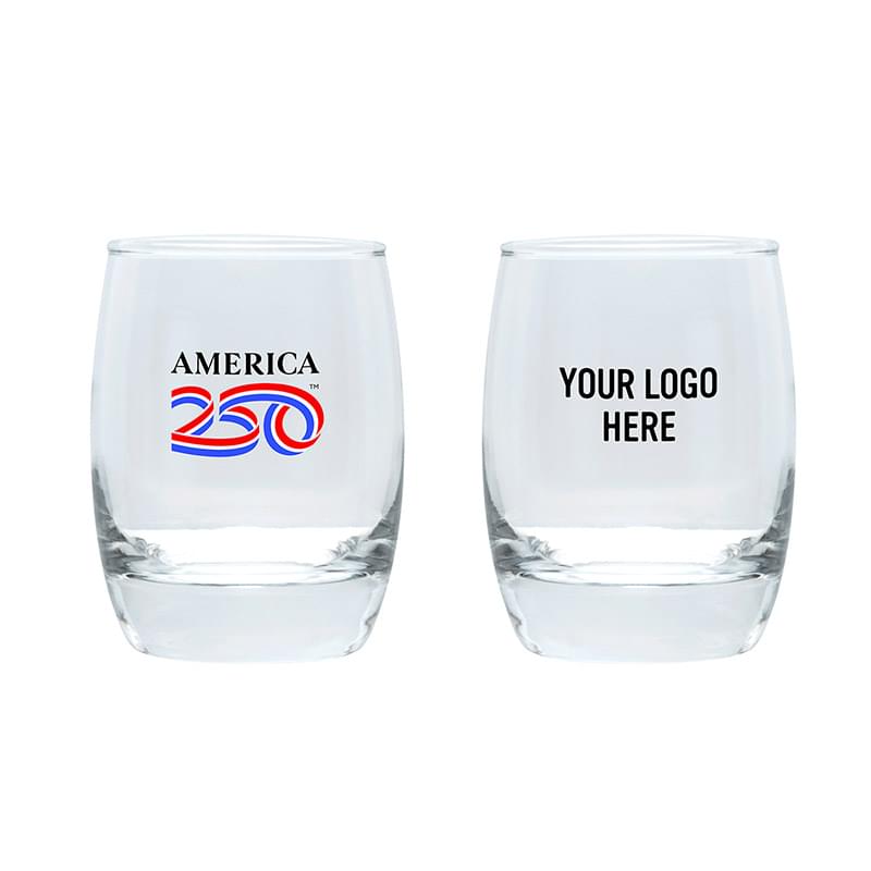 America250 6 Oz. Full Color Whiskey Glass