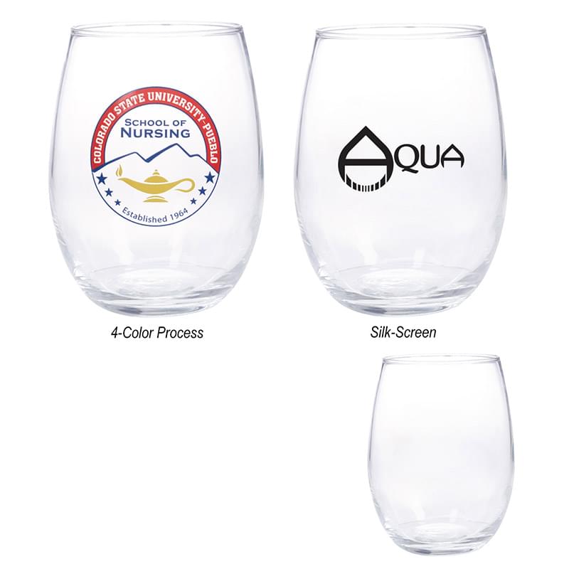 Custom promotional stemless wine tumbler