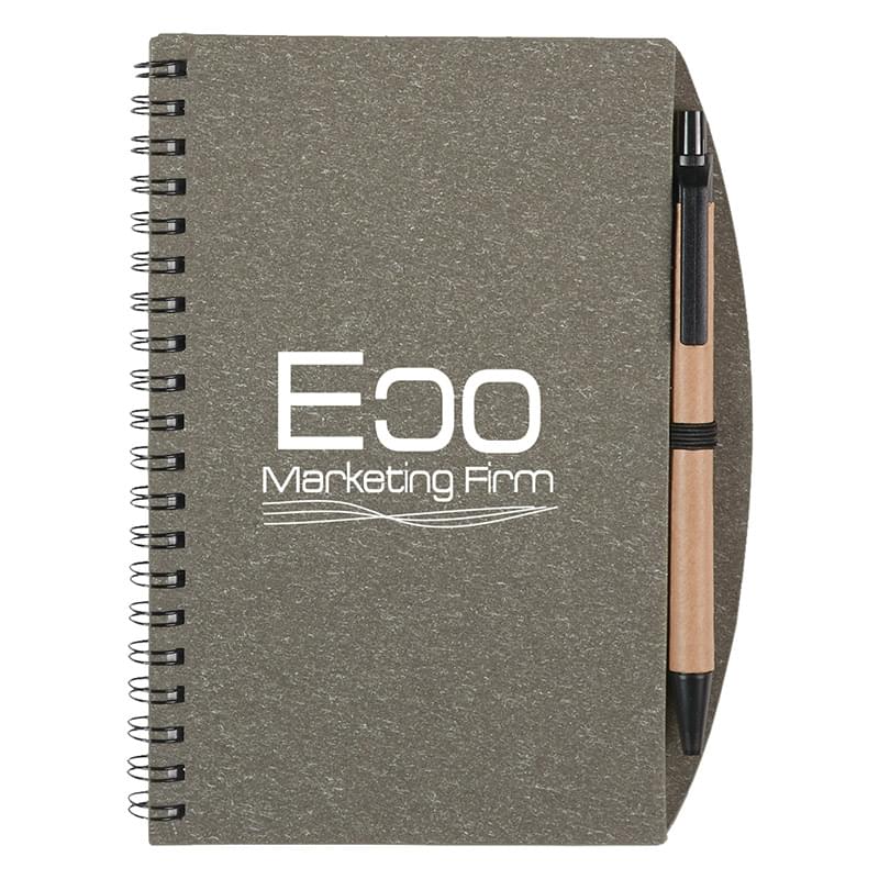 5" x 7" Eco-Inspired Spiral Notebook & Pen
