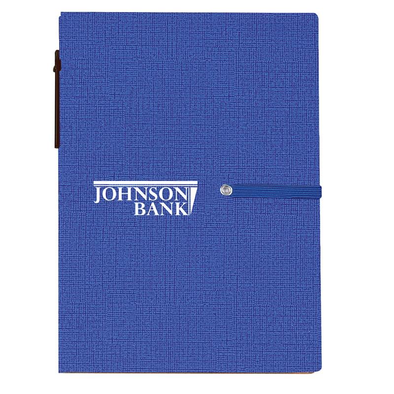 Notebook With Sticky Notes And Pen