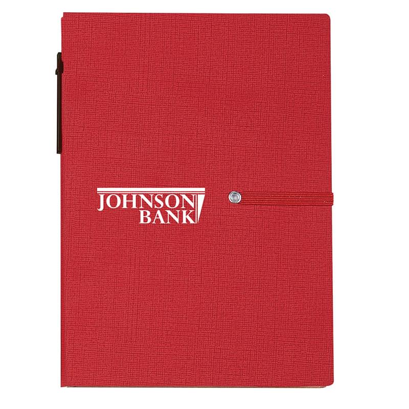 Notebook With Sticky Notes And Pen