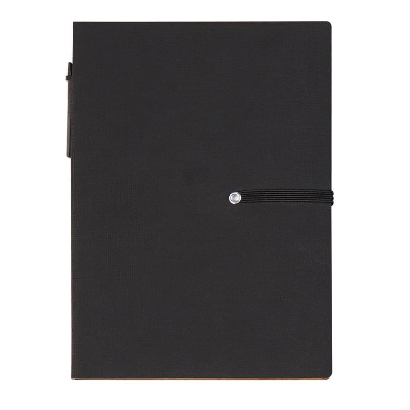 Notebook With Sticky Notes And Pen