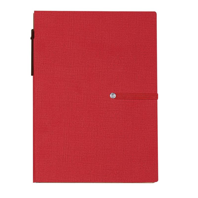 Notebook With Sticky Notes And Pen
