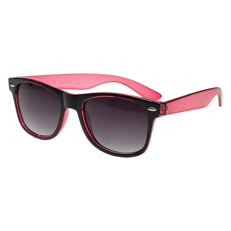 Two-Tone Translucent Malibu Sunglasses