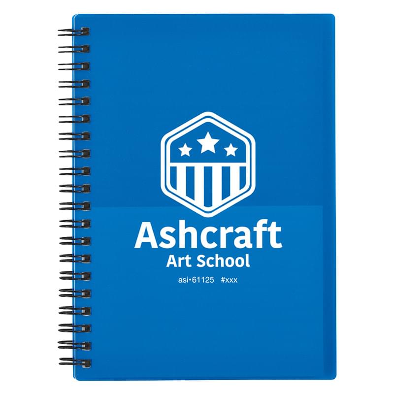 5" x 7" Two-Tone Spiral Notebook