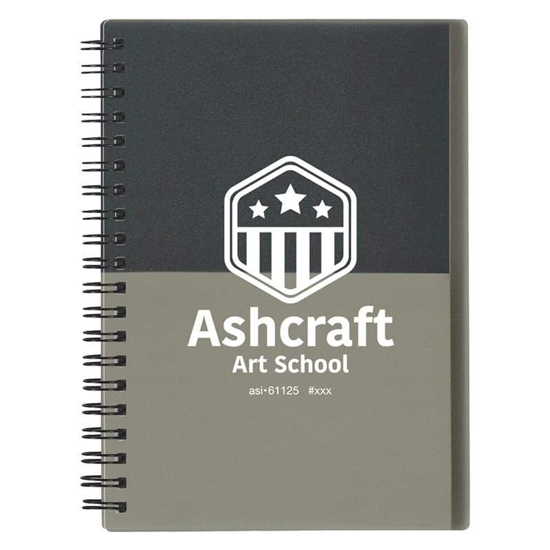 5" x 7" Two-Tone Spiral Notebook