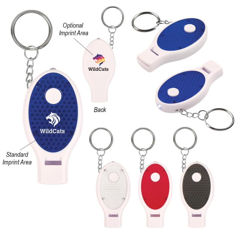 Whistle Key Chain With Light