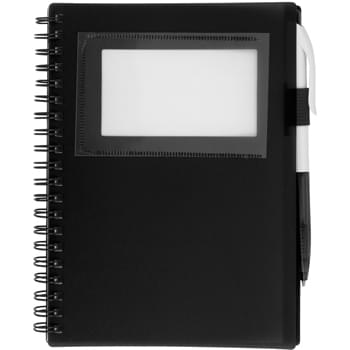 Spiral Notebook With ID Window