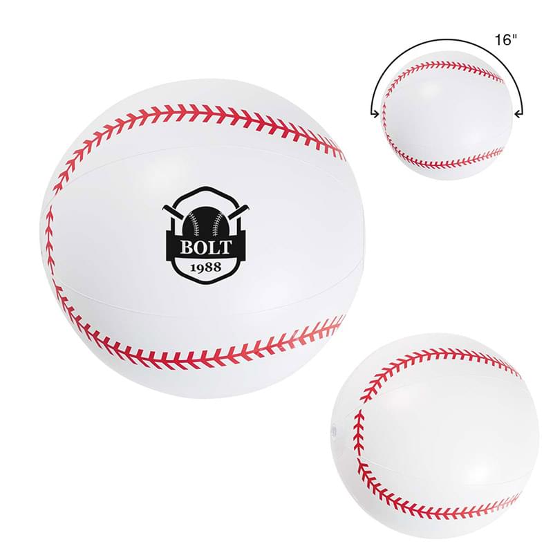 16" Baseball Beach Ball