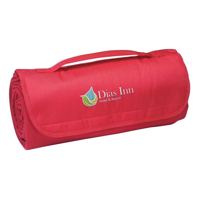 Sweatshirt Roll-Up Blanket - Embroidered